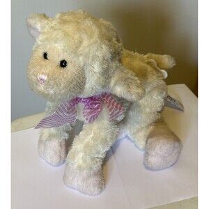 Family Christian Mary Meyer Pink Bow Wind Up Musical Lamb Sheep “Jesus Loves Me”